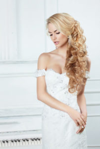 long bridal hairstyles, Q Hairdressers, West Malling, Kent